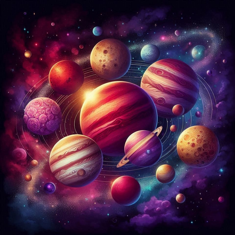 Planets Exaltation - Colors