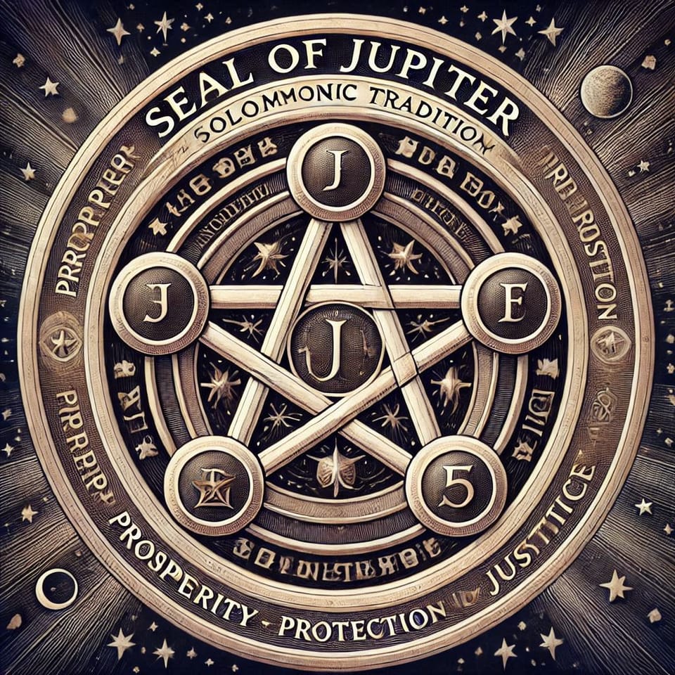 Seal of Jupiter  - The Seven Pentacles