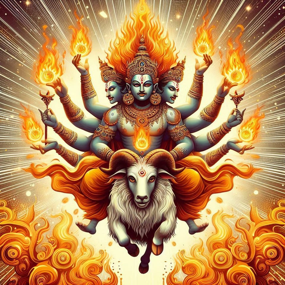 Veda - Agni: The Celestial Flame of the Vedas