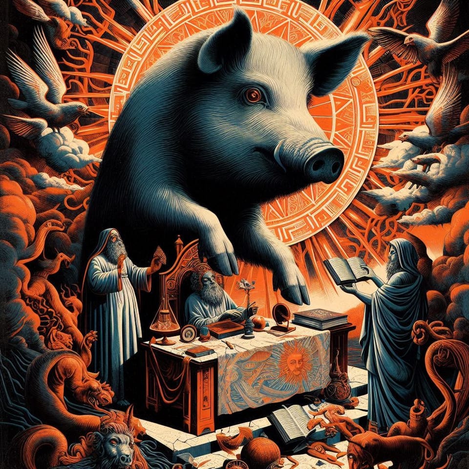 The Black Pig: A Tale of Divine Deceit and Triumph